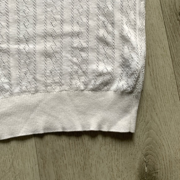 Massimo Dutti Cable-Knit Polo Sweater Sz Large - Picture 7 of 12